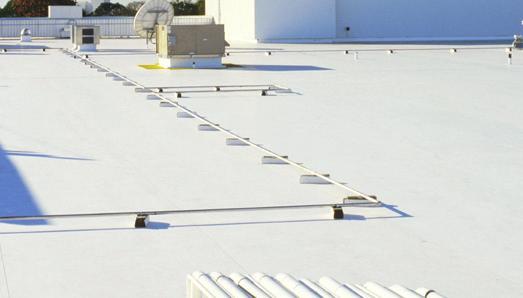 TPO flat roofing system